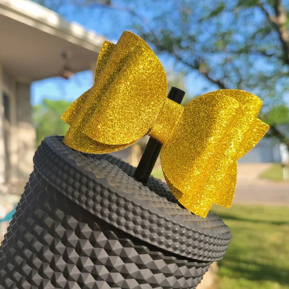 Tumbler bow straw topper - Picture 1 of 1